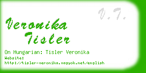 veronika tisler business card